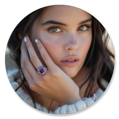 Purple ring
